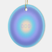 Angel Number 000 - Unendliches Wachstum und Neubeg Keramik Ornament (Links)