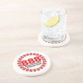 Angel Number 888 - Wohlstand und Überfluss Getränkeuntersetzer (Seite)