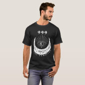 Angel Number 999 Cycle Complete The Eye Moon T-Shirt (Vorne ganz)