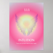 Angel Number Aura Poster 111 Intuition (Vorne)