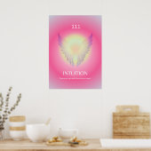 Angel Number Aura Poster 111 Intuition (Küche)