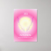 Angel Number Aura Print 111 Intuition Leinwanddruck (Vorderseite)