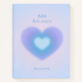 Angel Number Manifestation Gradient Aura Notizblock (Vorderseite)