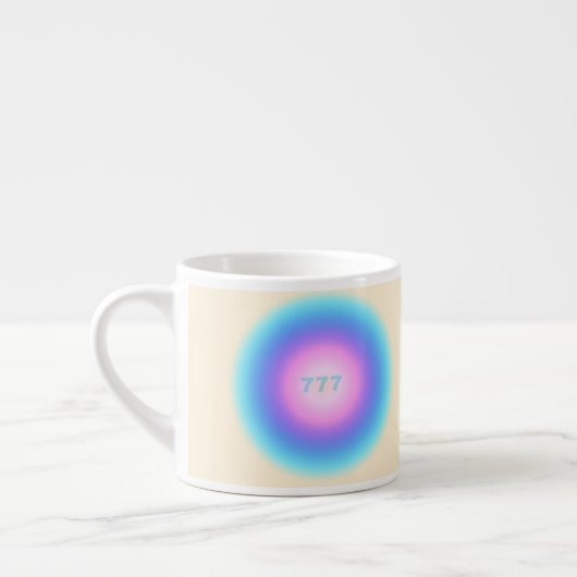 Angel Numbers 777 - Gutes Glück Espressotasse (Links)