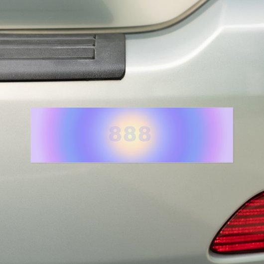 Angel Numbers 888 - Auf dem rechten Weg Autoaufkleber (Auf Auto)