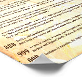 ANGEL NUMBERS POSTER (Ecke)