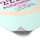 Angel Numerologie 222 Ausrichtung Poster (Ecke)