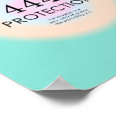 Angel Numerologie 444 Schutz Poster (Ecke)