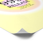 Angel Numerologie bedeutet 999 Lass Go Poster (Ecke)