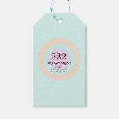 Angel Numerology 222 Alignment Motivation Geschenkanhänger (Vorderseite)