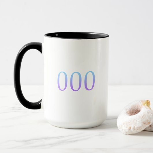 Angel Nummer 000 - Einheit Tasse (Mit Donut)