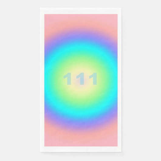 Angel Nummer 111 - Manifestation Serviette (Vorderseite)