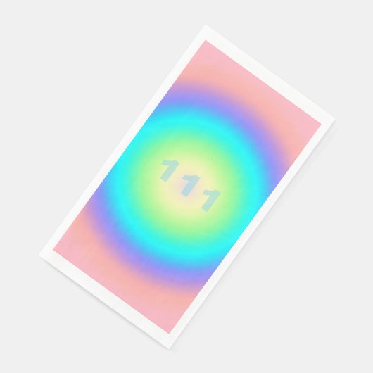 Angel Nummer 111 - Manifestation Serviette (Ecke)