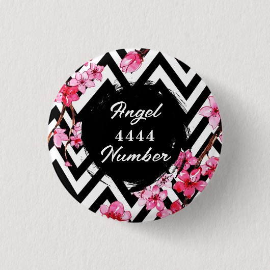 Angel Nummer "4444" Button (Vorderseite)