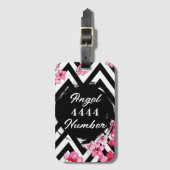 Angel Nummer "4444" Gepäckanhänger (Vorderseite Vertikal)