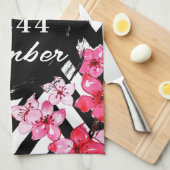 Angel Nummer "4444" Geschirrtuch (Viertel Falte)