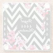 Angel Nummer "4444" Glasuntersetzer (Rückseite)