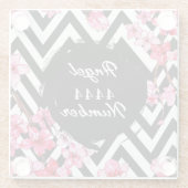 Angel Nummer "4444" Glasuntersetzer (Rückseite)