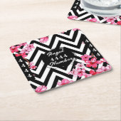 Angel Nummer "4444" Rechteckiger Pappuntersetzer (angewinkelt)