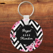 Angel Nummer "4444" Schlüsselanhänger (Vorderseite)