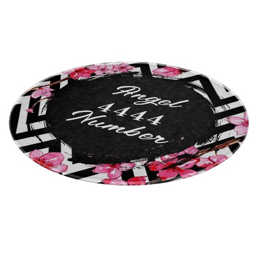 Angel Nummer "4444" Schneidebrett (Ecke)