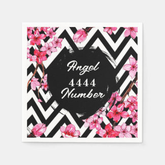 Angel Nummer "4444" Serviette