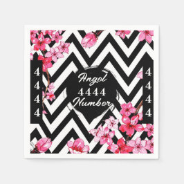 Angel Nummer "4444" Serviette