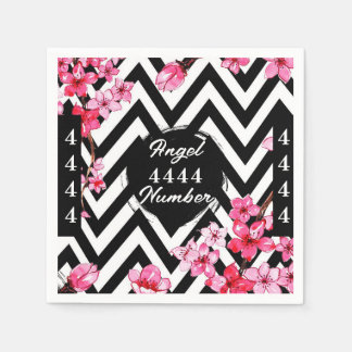 Angel Nummer "4444" Serviette