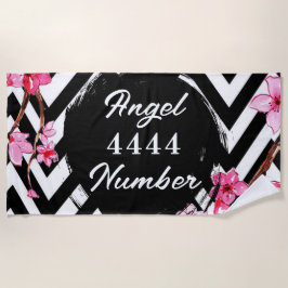 Angel Nummer "4444" Strandtuch