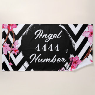 Angel Nummer "4444" Strandtuch