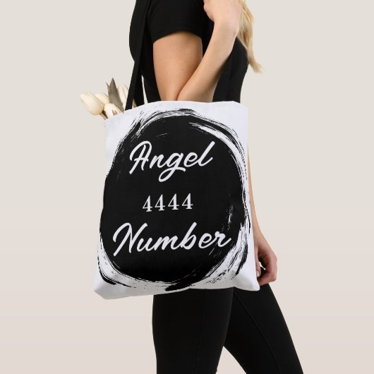 Angel Nummer "444" Doppelseitiger Totbeutel Tasche (Von Nahem)