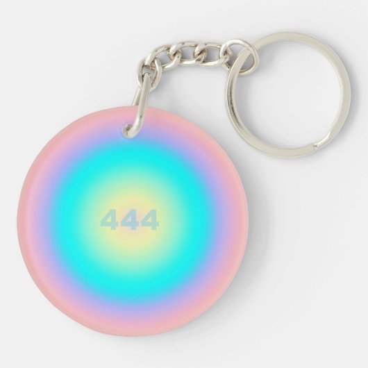 Angel Nummer 444 - Schutz Schlüsselanhänger (Rückseite)