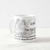 Angel Nummer 444 - Schutz - Tasse mit Angebot (Vorderseite Links)