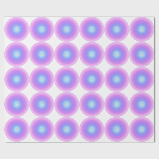 Angel Nummer 666 Reflektiert - Engel Zahlen grau Geschenkpapier (Flach)