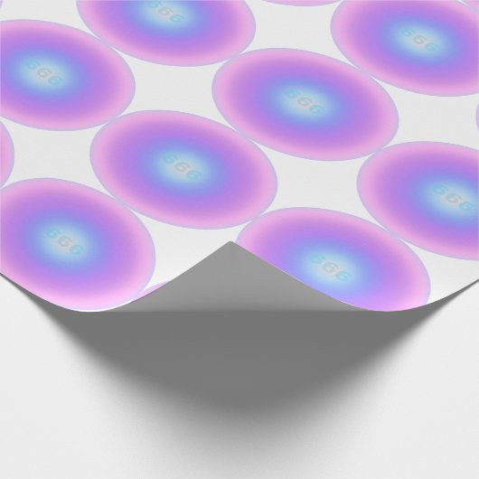 Angel Nummer 666 Reflektiert - Engel Zahlen grau Geschenkpapier (Ecke)
