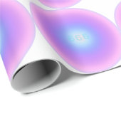 Angel Nummer 666 Reflektiert - Engel Zahlen grau Geschenkpapier (Rolleneckpunkt)