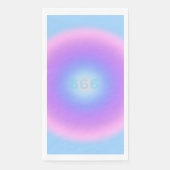 Angel Nummer 666 Reflektiert - Engel Zahlen grau Serviette (Vorderseite)