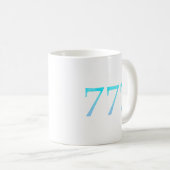 Angel Nummer 777 - Viel Glück Kaffeetasse (VorderseiteRechts)