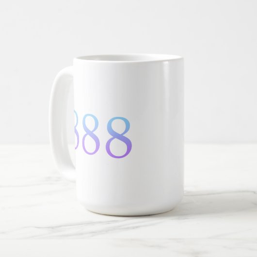Angel Nummer 888 - Saldo Kaffeetasse (Vorderseite Links)