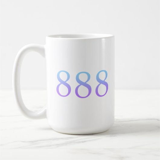 Angel Nummer 888 - Saldo Kaffeetasse (Links)