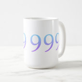 Angel Nummer 999 Kaffeetasse (VorderseiteRechts)