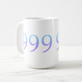 Angel Nummer 999 Kaffeetasse (Vorderseite Links)