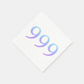 Angel Nummer 999 Serviette (Ecke)