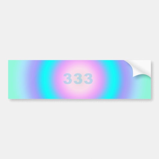 Angel Nummern 333 - Kreativität & Aktion Autoaufkleber (Vorne)