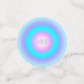 Angel Nummern 333 - Kreativität & Aktion Konfetti (Klein Vorderseite)