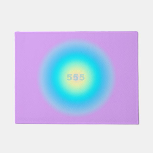 Angel Nummern 555 - Neuanfang Fußmatte (Vorderseite)