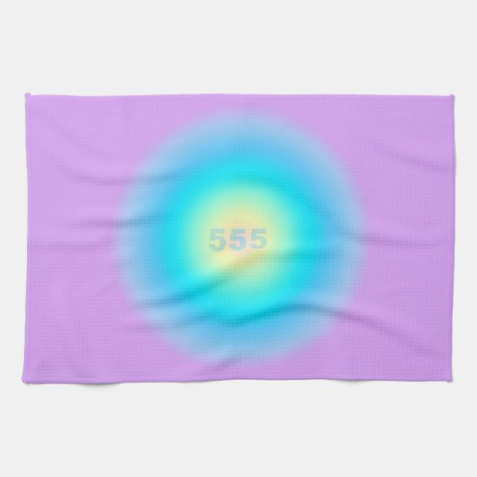 Angel Nummern 555 - Neuanfang Geschirrtuch (Horizontal)