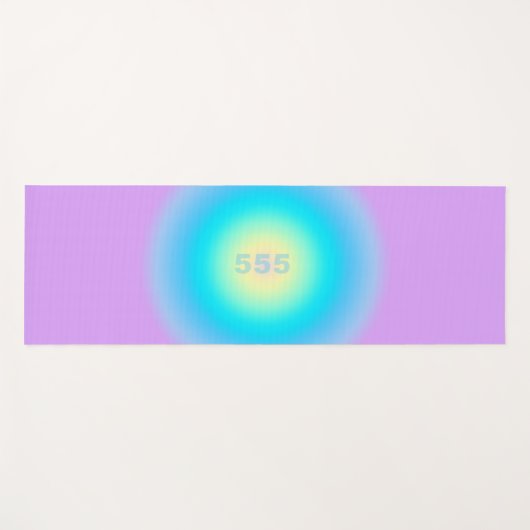 Angel Nummern 555 - Neuanfang Yogamatte (Vorderseite (Horizontal))
