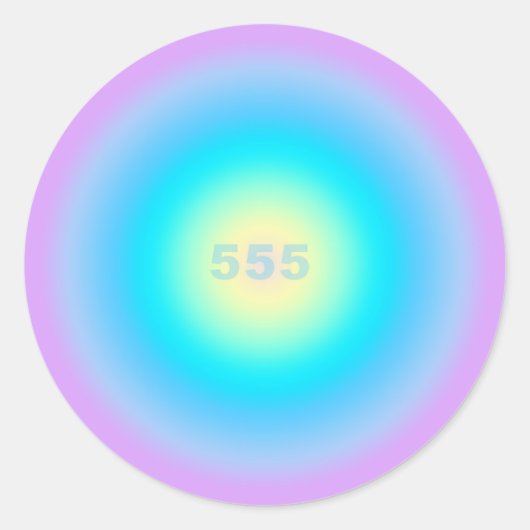 Angel-Nummern 555 - Veränderungen am Horizont Runder Aufkleber (Vorderseite)