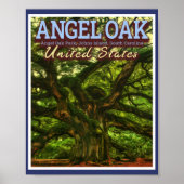 ANGEL OAK - CHARLESTON SÜDCAROLINA USA POSTER (Vorne)